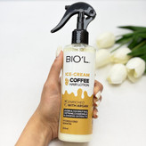 بستنی و لوسیون مناسب موهای رنگ شده وآسیب دیده بیول Biol (بدون ابکشی)رایحه قهوه 250میل