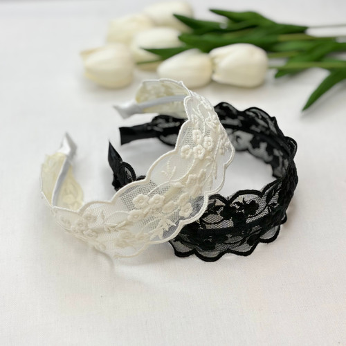 تل مو دانتل طرح گل وارداتی7cm