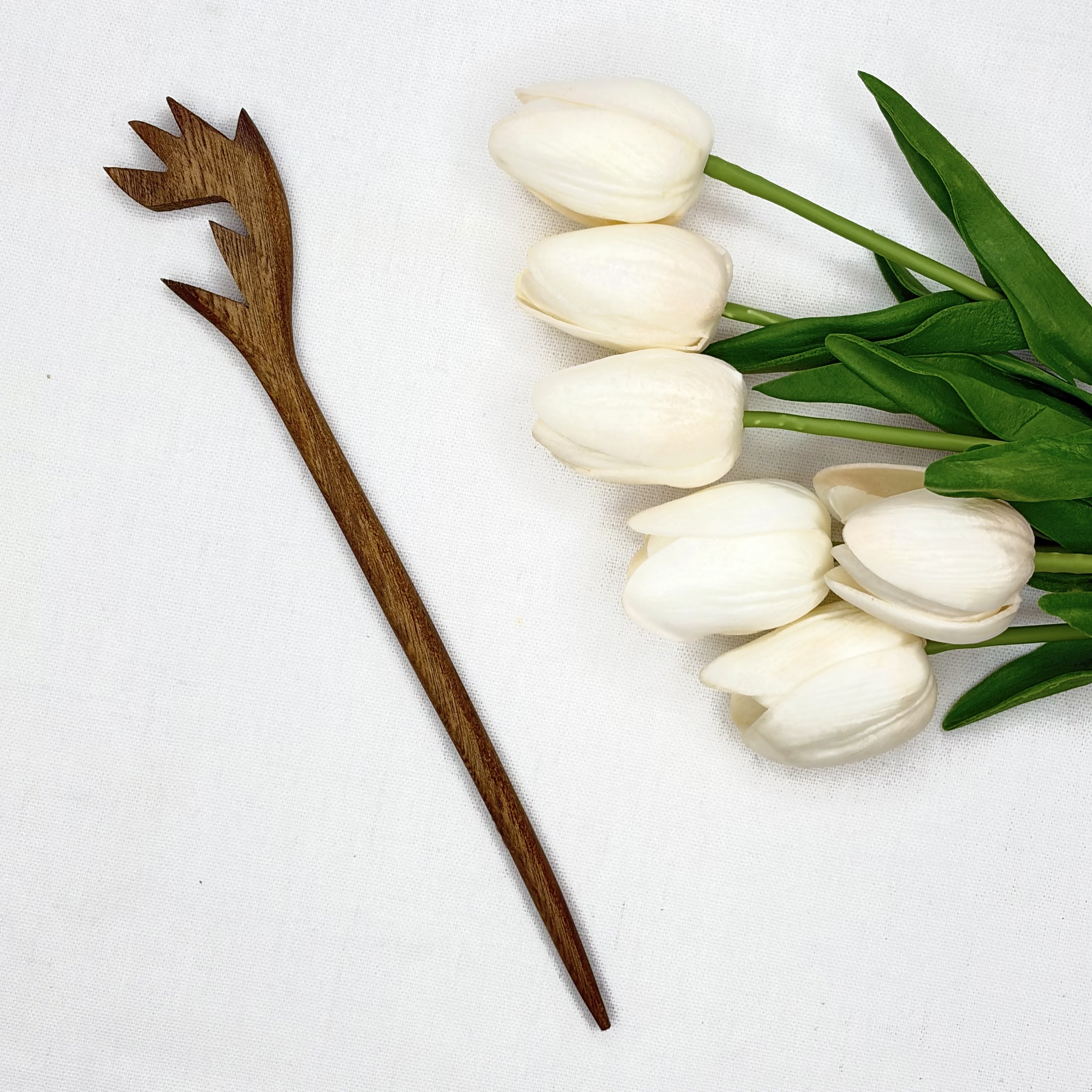 کانزاشی چوب  دستساز چوب گردو طرح شاخه درخت