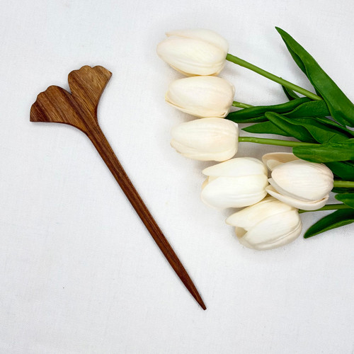 کانزاشی چوب گردوی دست ساز طرح دم ماهی