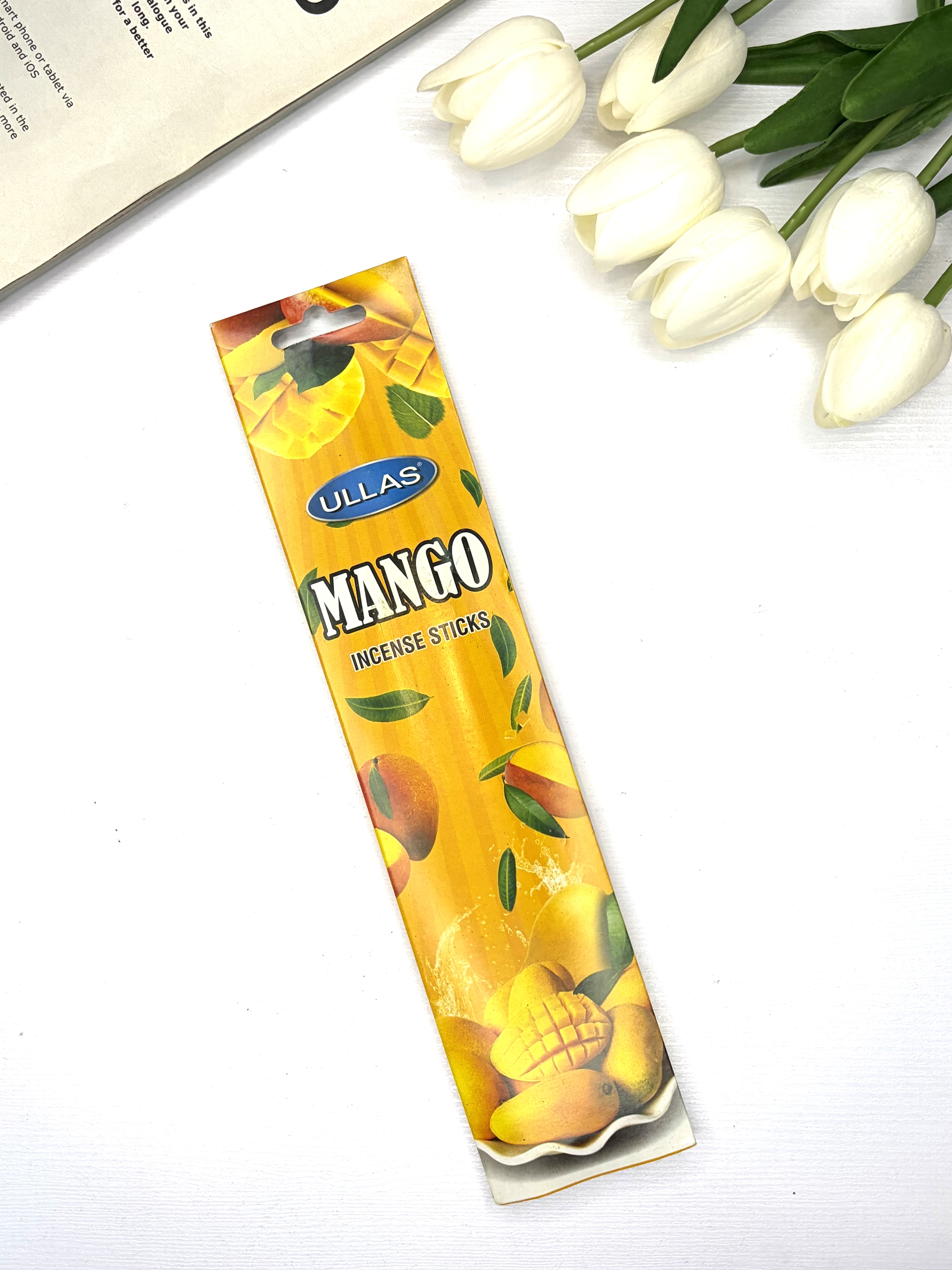 عود شاخه ای شرکتی رایحه انبه 15 عددی برند اولاسmango