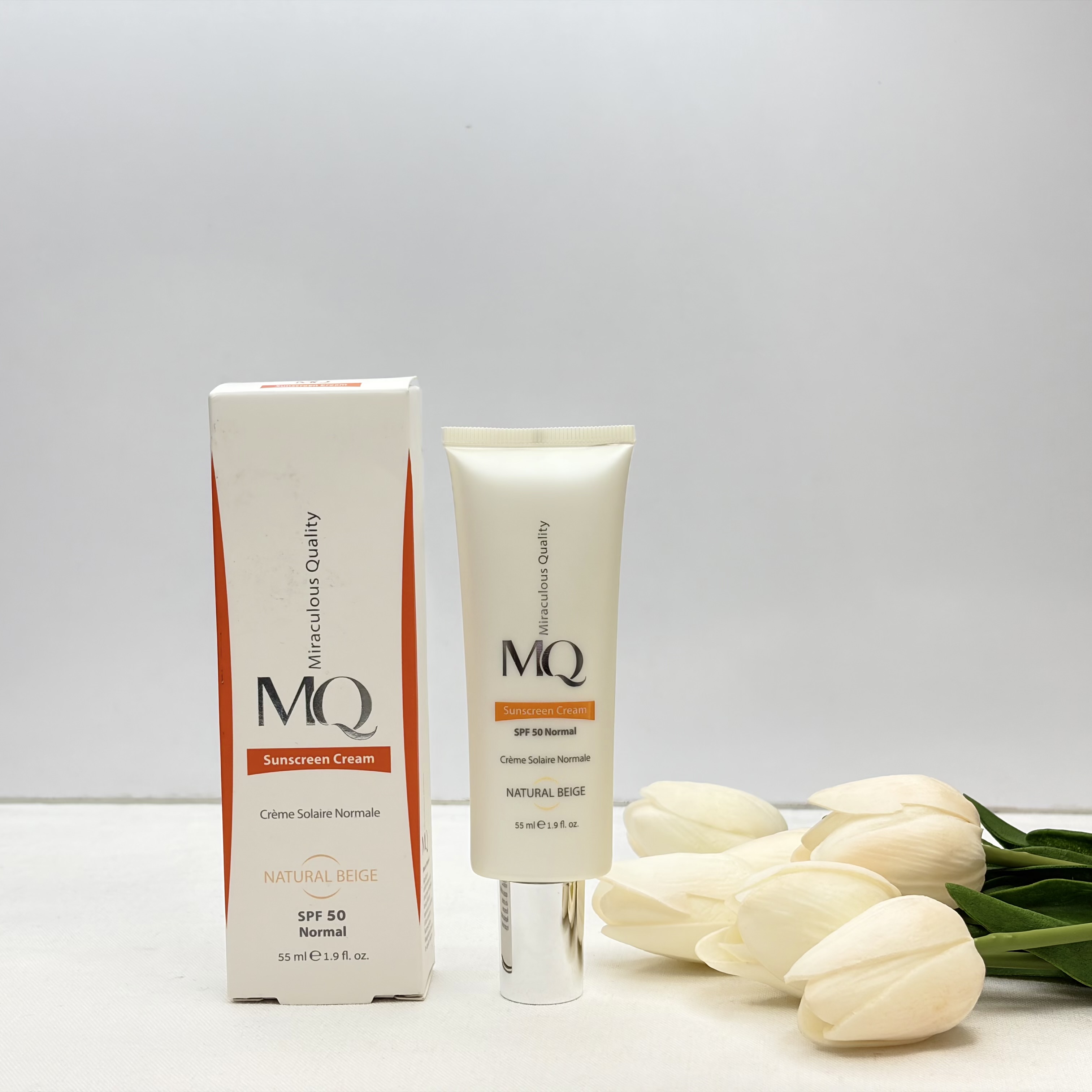 ضدآفتاب نرمال آبرسان بژطبیعی نچرال بژNatural Beige (spf50 Normal) ام کیو
