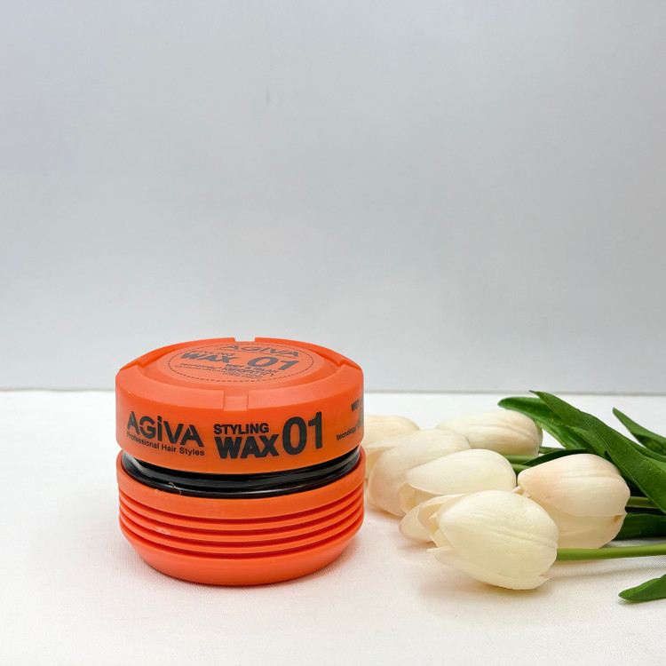 استایلینگ ژل وکس شماره 01 نارنجی Styling Wax کیفیت اصلی نگه داری متوسط براقیت زیاد انعطاف پذیری بالا ظاهر طبیعی براق، موهای خشک/معمولی