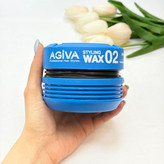 استایلینگ وکس 02 آبی Styling Wax قدرت نگه داری قوی براقیت متوسط انعطاف پذیری متوسط استایل مرتب و رسمی