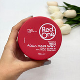 ژل واکس موی رنگ قرمز RED AQUA HAIRWAX قدرت نگه داری بالا وبراق تر از آبی برای موهای ضخیم و فیکس مدت زمان طولانی