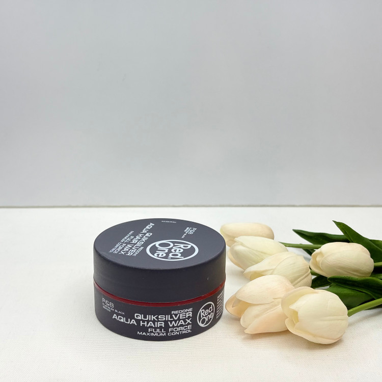 ژل واکس موی رنگ مشکی QUIKSILVERنگه دارندگی قوی براقیت متوسط فینیش طبیعی و کمی مات تر از رنگ قرمز و آبی