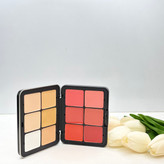 پالت رژلب و رژگونه و کرم پودر و کانسیلر و کانتور چرب با پیگمنت عالی وماندگاری طرح فور اور.پلت چرب