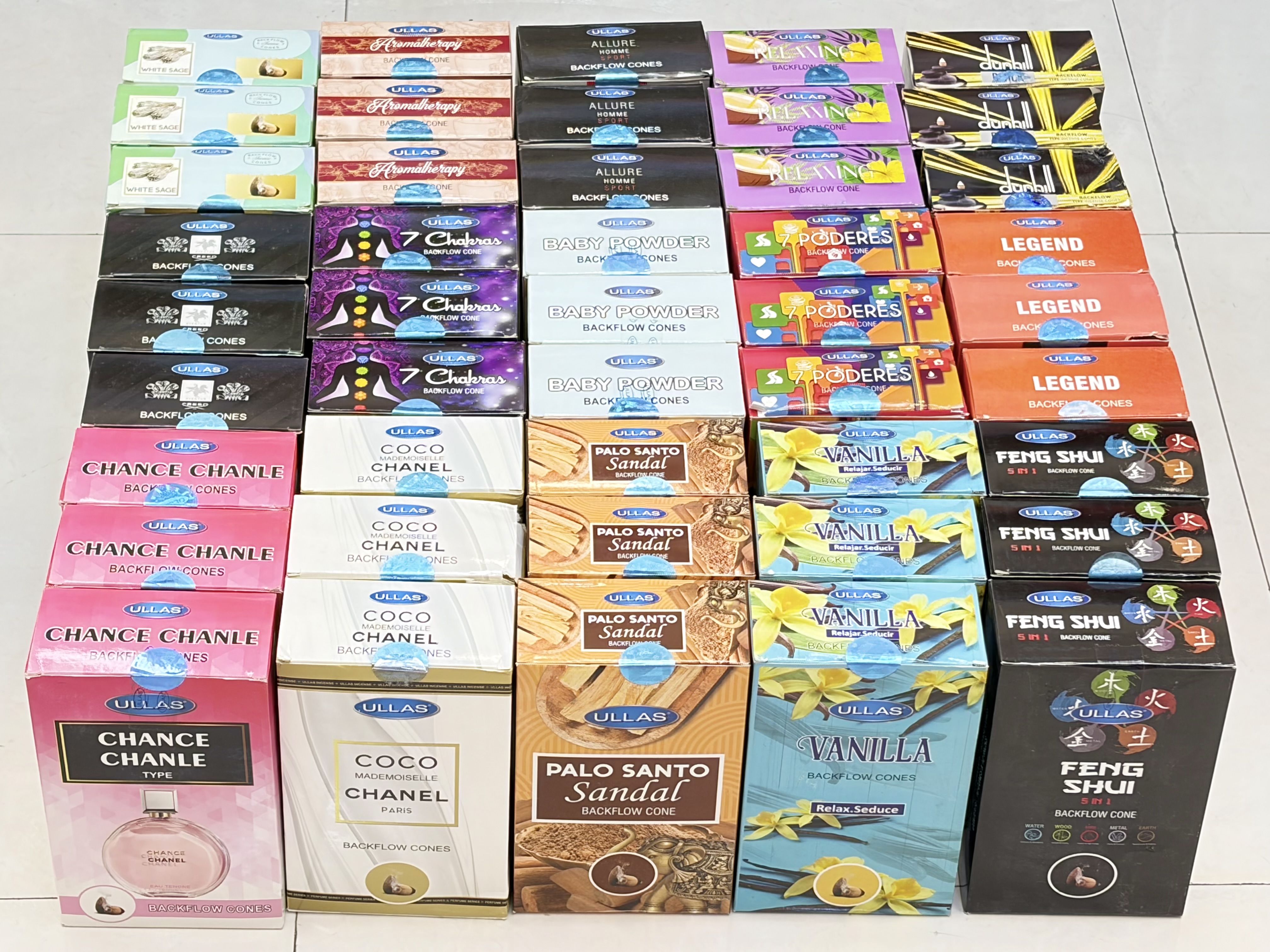 عود ابشاری عمده عود مخروطی بسته 10 عددی 50 رایحه مختلف عود فشنگی ابشاری عود عمده