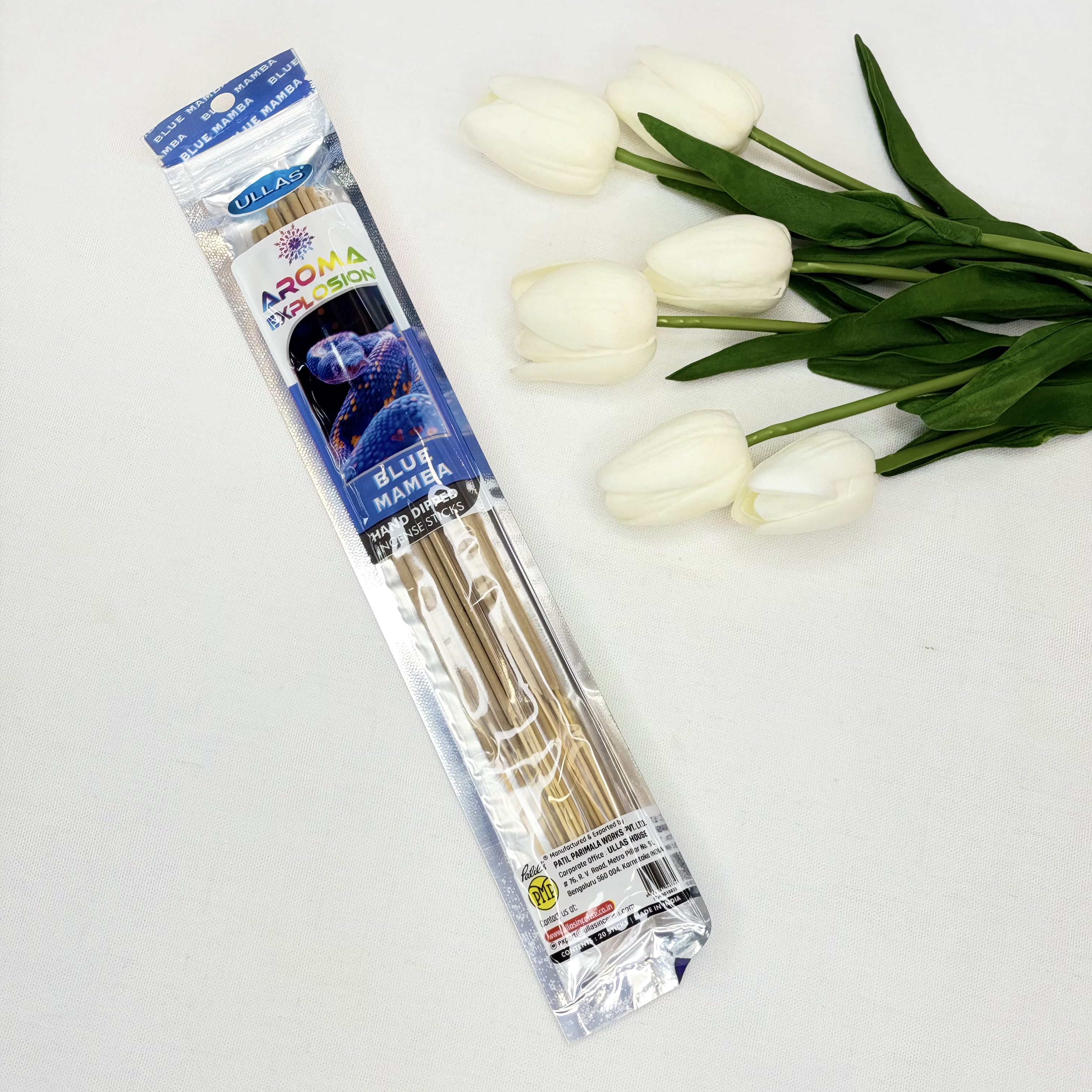 عود شاخه ای آروما اکسپلوژن پایه دست ساز رایحه بلومامبا blue mamba