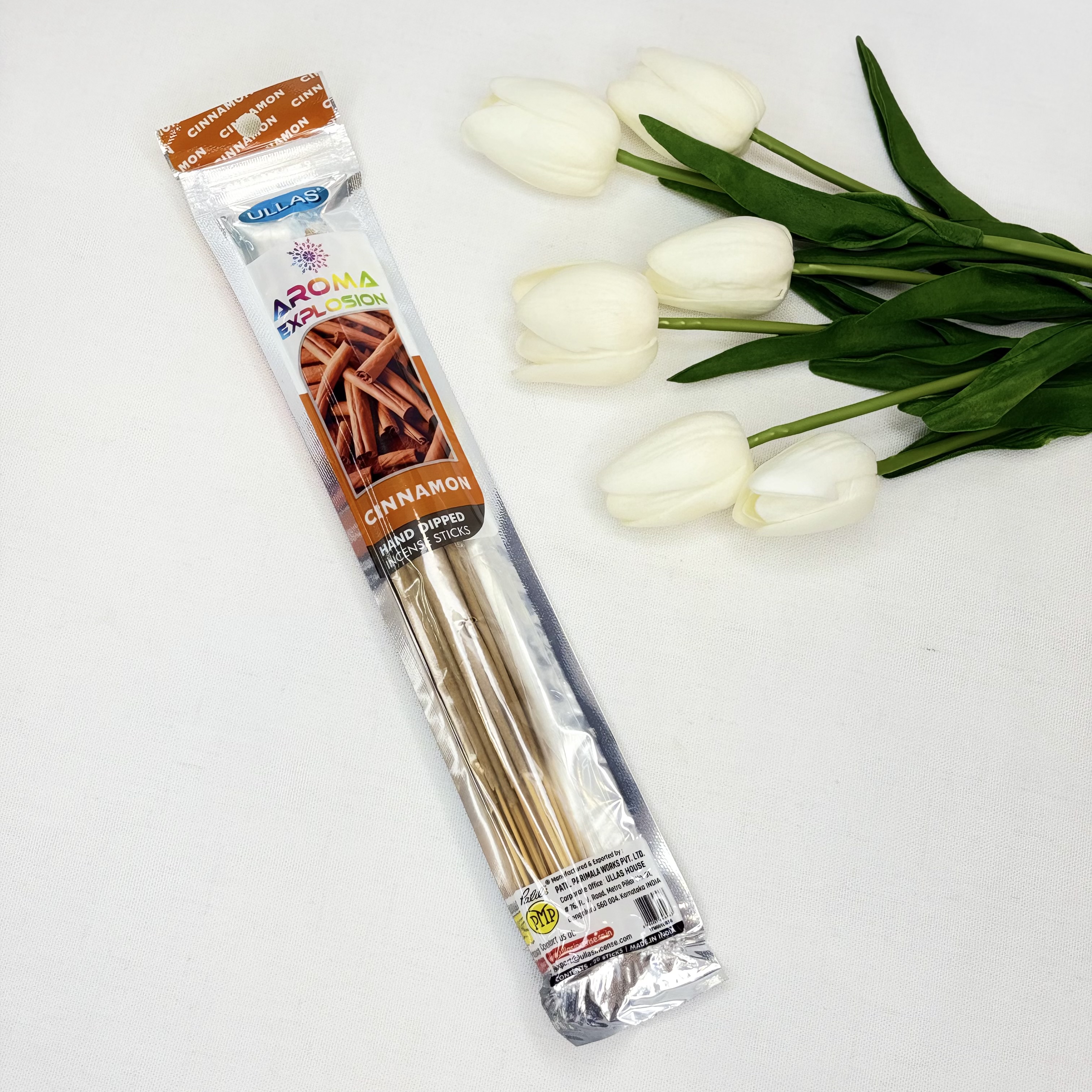 عود شاخه ای آروما اکسپلوژن پایه دست ساز رایحه دارچین  عود رزق و روزی cinnamon