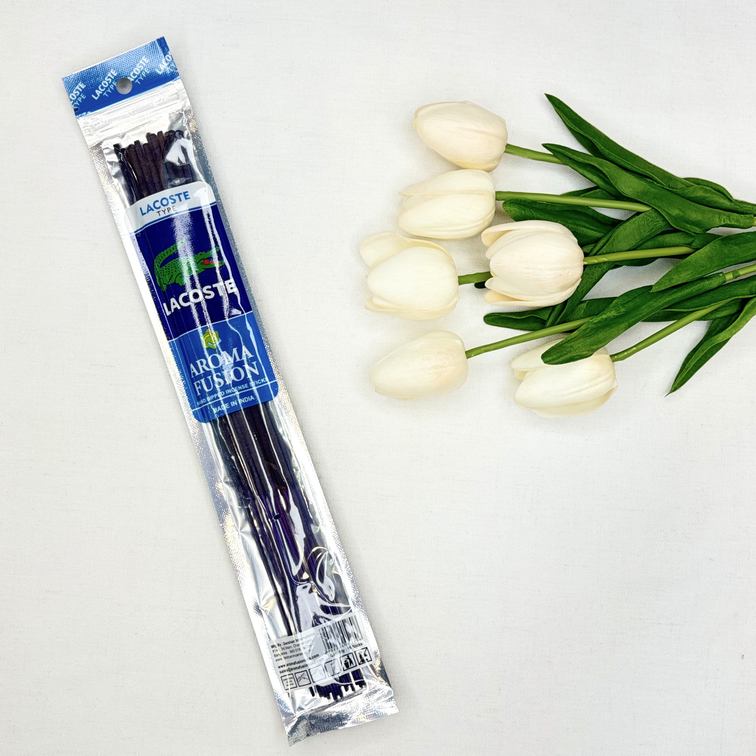 عود شاخه ای آرومافیوژن پایه دست ساز رایحه لاکوست آبی Lacoste