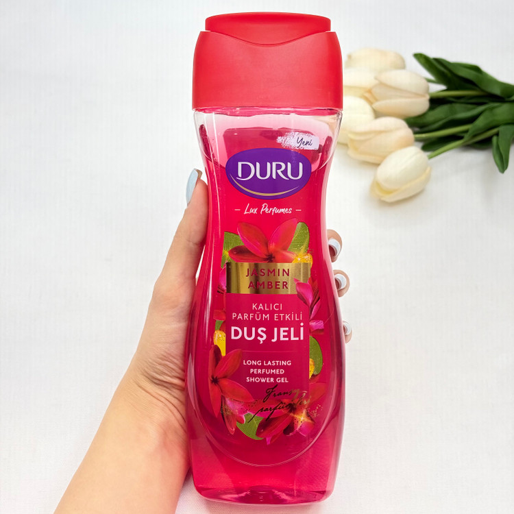شامپو بدن سری Lux Perfumes با رایحه گل یاس و کهربا 450 میلی لیتر