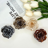 کلیپس طرحگل رز برجسته براق وارداتی سایز 6cm