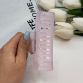 کلیپس مات یخی مستطیل توخالی وارداتی با کیفیت سایز 10cm