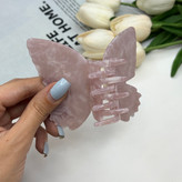 کلیپس طرح پروانه ماربل صدفی ترکیب رنگی وارداتی با کیفیت عالی 10cm