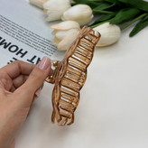 کلیپس شفاف شیشه ای براق طرح پاپیون پیچ سایز بزرگ11cm
