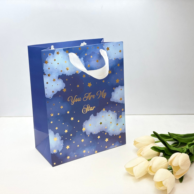 بگ شاپ بگ کادویی طرح you are my star آبی ابری