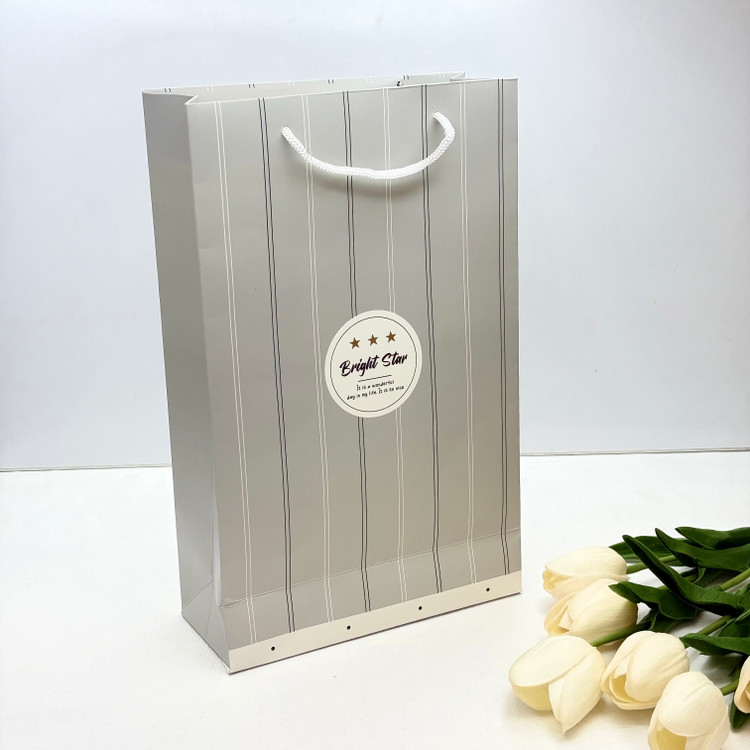 بگ شاپ بگ کادویی طرح bright star طوسی