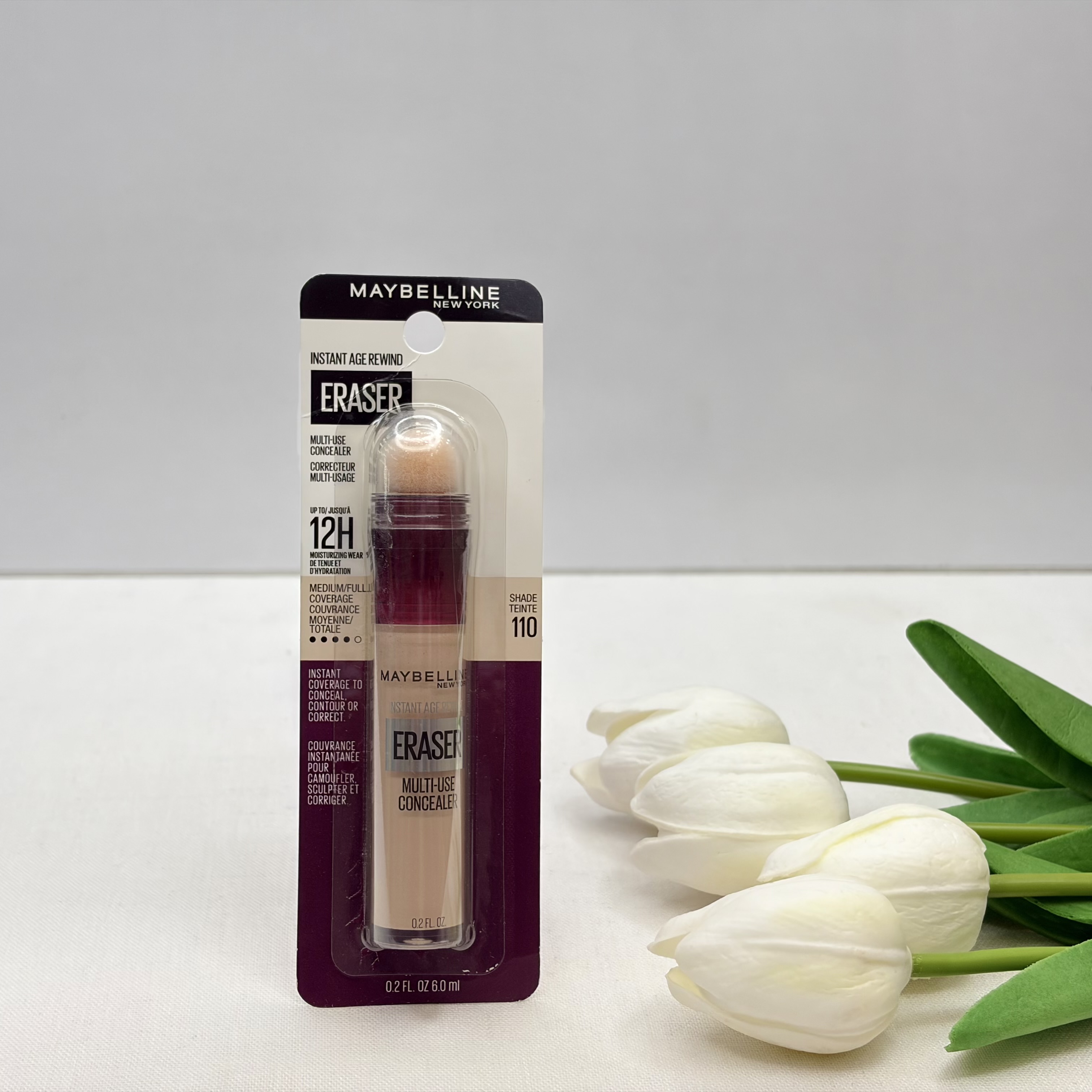 کانسیلر پددار اصلی شماره110  با پک بسته بندی ERASER
