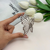 کلیپس فلزی طرح پروانه براق وارداتی با کیفیت سایز6.5cm