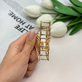 کلیپس فلزی طرح پروانه براق وارداتی با کیفیت سایز6.5cm
