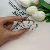 کلیپس فلزی طرحگل لوتوس براق وارداتی با کیفیت سایز7cm