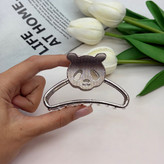 کلیپس فلزی طرح پاندا براق با کیفیت وارداتی سایز7.5cm