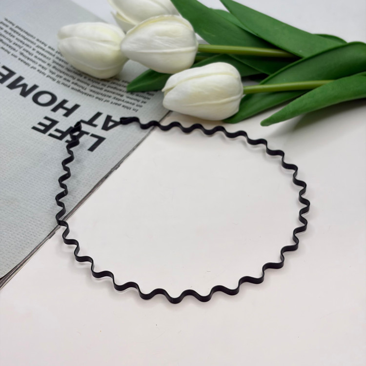تل سر مشکی فلزی مناسب انواع موی خانم ها و آقایان 0.5cm