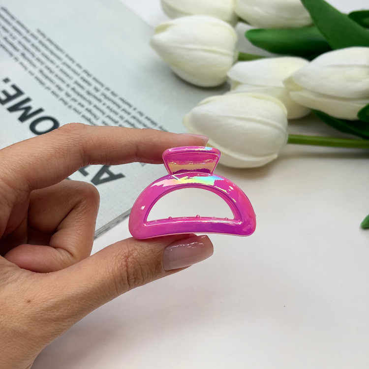 کلیپس نیم دایره هولوگرامی براق باکیفیت وارداتی سایز4CM