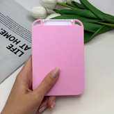 آینه جیبی دوطرفه طرح دخترونه مستطیل13cm در7cm