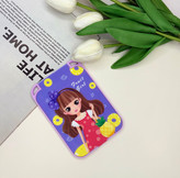 آینه جیبی دوطرفه طرح دخترونه مستطیل13cm در7cm