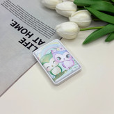 آینه جیبی دوطرفه طرح جغد مستطیلی 7.5cm در 6cm