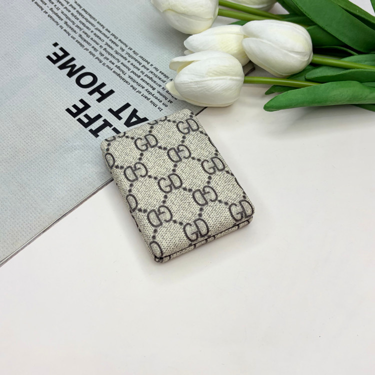 آینه جیبی دوطرفه برند الوی و گوچی مستر مستطیلی 8.5cm در 6cm
