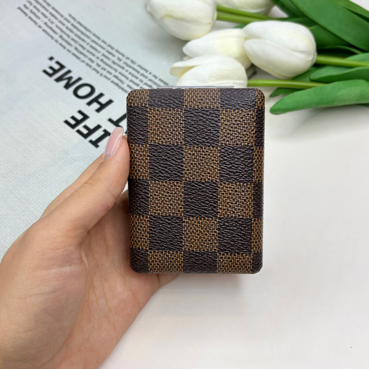 آینه جیبی دوطرفه برند الوی و گوچی مستر مستطیلی 8.5cm در 6cm
