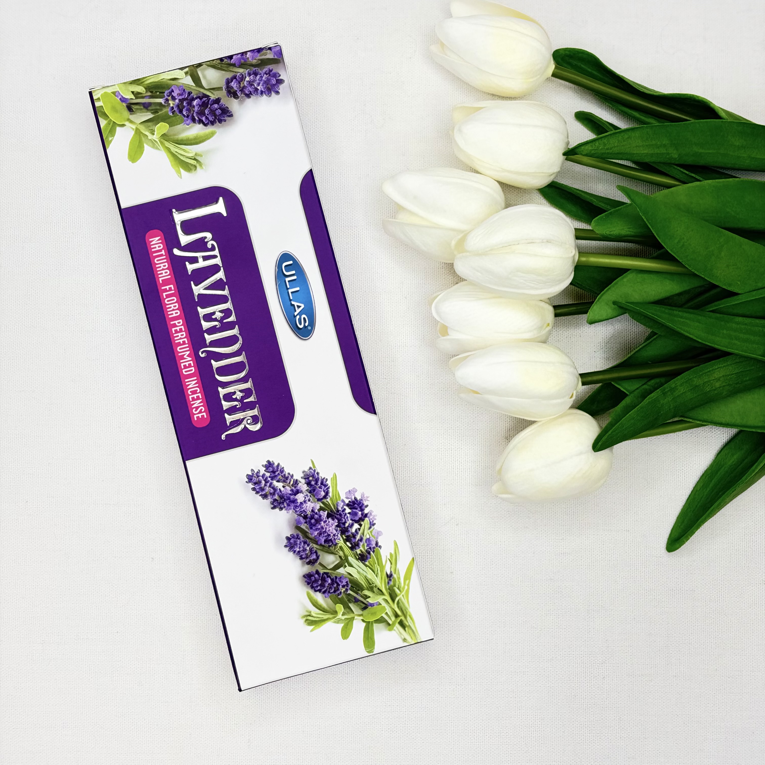عود شاخه ای ۵۰ گرمی دست ساز مدل لوندر lavender