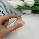 کلیپس نیم دایره سایز کوچک رنگ پاستلی یخی 3cm
