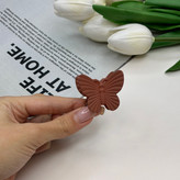 کلیپس مدل پروانه سایز کوچک رنگ نود و مات3.5cm