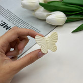 کلیپس مدل پروانه سایز کوچک رنگ نود و مات3.5cm