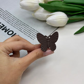 کلیپس مدل پروانه سایز کوچک رنگ نود و مات3.5cm