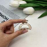 کلیپس مدل نیم دایره سایز کوچک رنگ نود براق 3.5cm