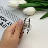 کلیپس مدل نیم دایره سایز کوچک رنگ نود براق 3.5cm