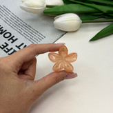 کلیپس مدل گل پلومریا سایز کوچک رنگی براق3.5cm