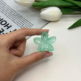 کلیپس مدل گل پلومریا سایز کوچک رنگی براق3.5cm