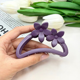 کلیپس مدل نیم دایره دوگل سایز بزرگ رنگی مات9cm