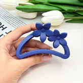 کلیپس مدل نیم دایره دوگل سایز بزرگ رنگی مات9cm