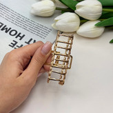 کلیپس فلزی طرح مستطیل کارتیر وارداتی با کیفیت سایز7cm