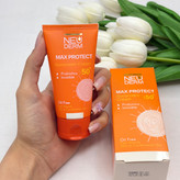 کرم ضدآفتاب مکس پروتکت بی رنگ نئودرم spf 50مناسب پوست های چرب و مختلط50میل