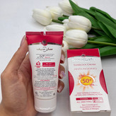 کرم ضدآفتاب و ضد چروک سان سیف spf50 بدون رنگ و اثر سفیدکنندگی مناسب برای انواع پوست ها