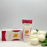 کرم ضدآفتاب و ضد چروک سان سیف spf50 بدون رنگ و اثر سفیدکنندگی مناسب برای انواع پوست ها