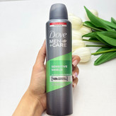 اسپری دئودرانت بدن مردانه SENSITIVE SHIELD سبز ماندگاری 48 ساعته اصلی